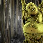 Buddha In A Grove Of Bamboo